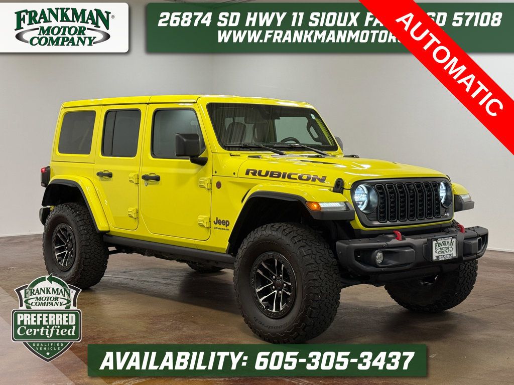 Used 2024 Jeep Wrangler Unlimited Rubicon AWD/4WD image 1