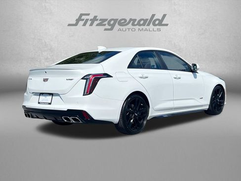 Certified 2024 Cadillac CT4 V w/ LPO, Blue Accent Package RWD image 8