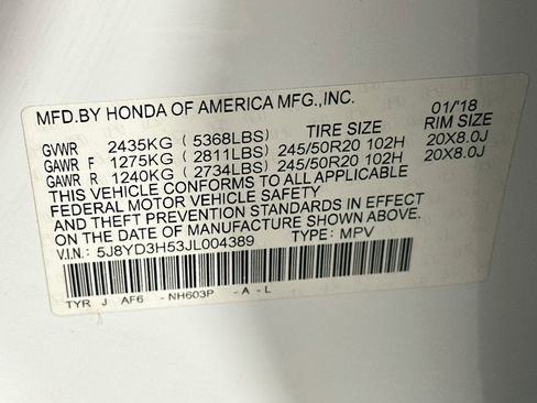 Used 2018 Acura MDX w/ Technology Package FWD image 12