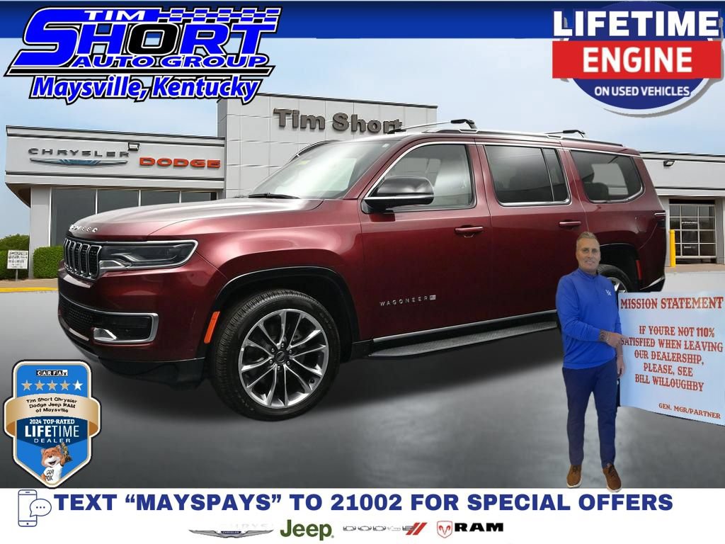Used 2023 Jeep Wagoneer Series II w/ Premium Group I AWD/4WD 360° Tour