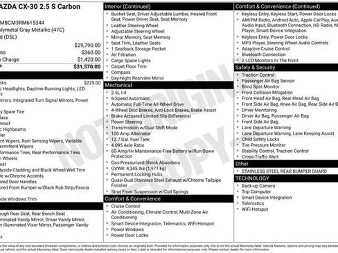 Certified 2024 MAZDA CX-30 AWD 2.5 S w/ Preferred Package image 5