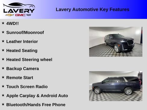 Used 2023 Cadillac Escalade ESV Premium Luxury w/ LPO, Floor Liner Package AWD/4WD image 2