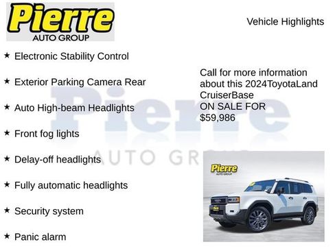 Used 2024 Toyota Land Cruiser w/ Premium Package AWD/4WD image 15