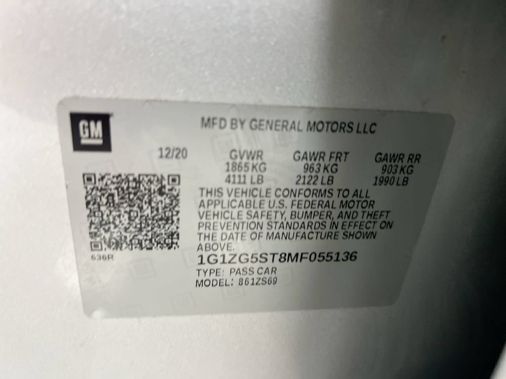 Used 2021 Chevrolet Malibu RS FWD image 27