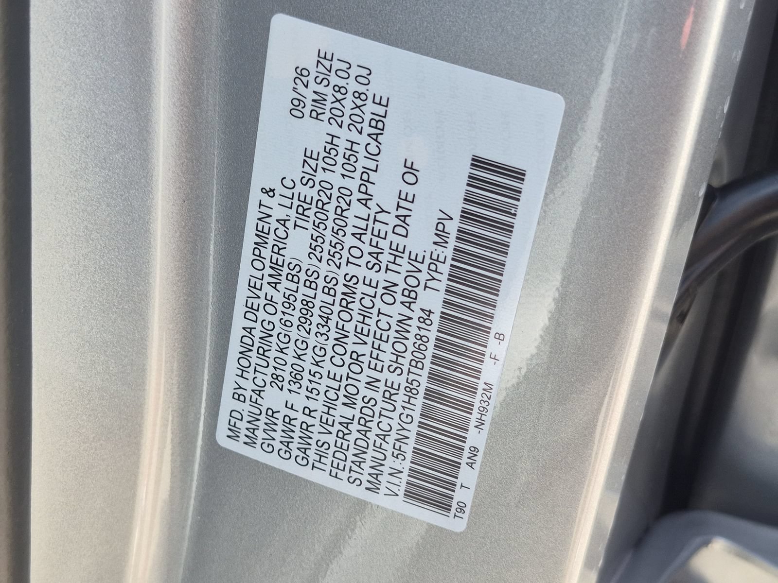 New 2026 Honda Pilot Elite image 23