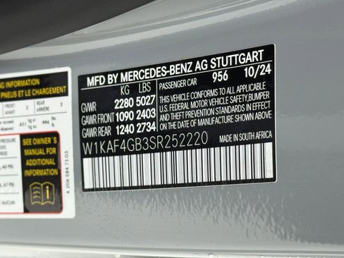 Used 2025 Mercedes-Benz C 300 Sedan w/ AMG Line w/ Night Package image 50