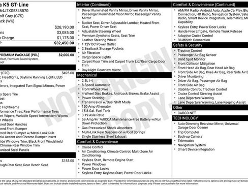 Used 2025 Kia K5 GT-Line w/ GT-Line Premium Package FWD image 28