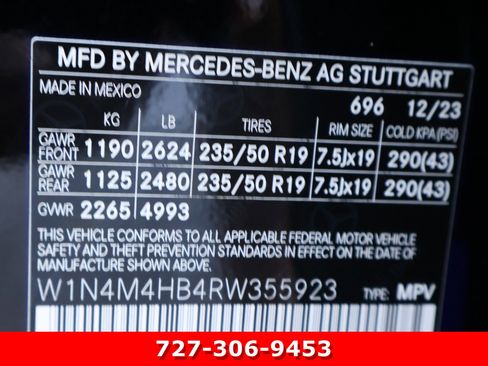 Certified 2024 Mercedes-Benz GLB 250 4MATIC w/ Driver Assistance Package image 30