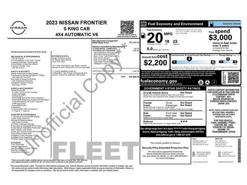 Used 2023 Nissan Frontier S w/ Technology Package image 17