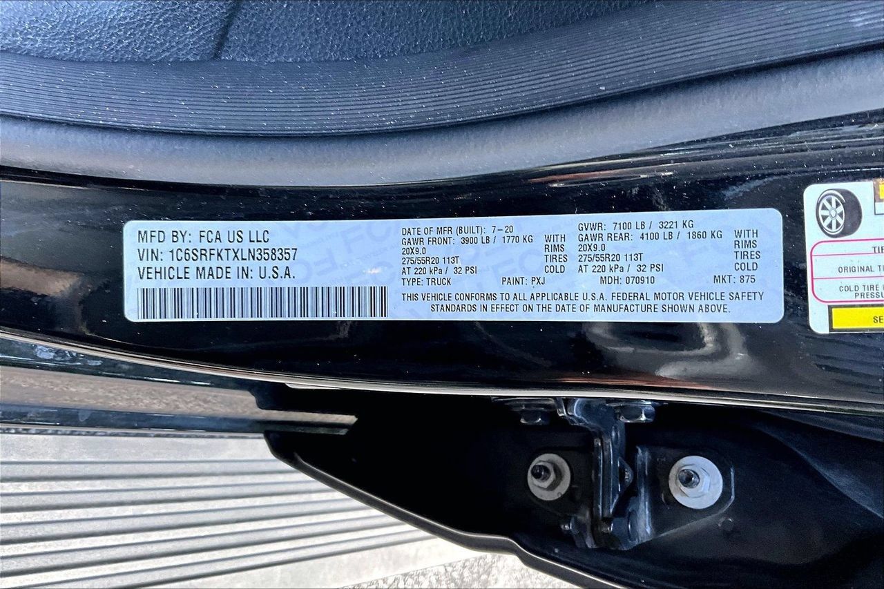 Used 2020 RAM 1500 Limited AWD/4WD image 16