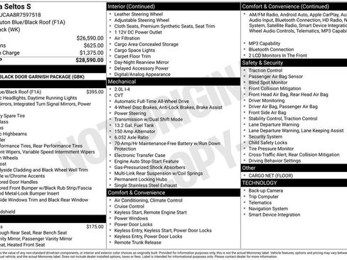 Certified 2024 Kia Seltos S AWD/4WD image 9