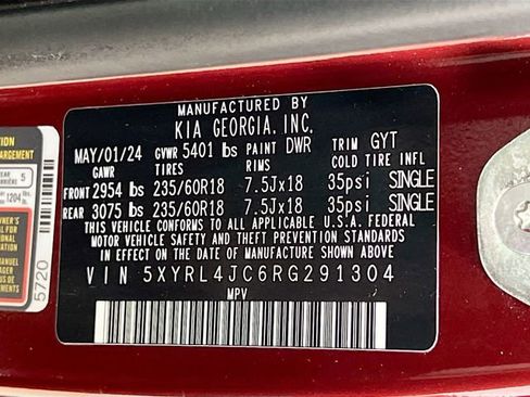 Certified 2024 Kia Sorento S w/ Panoramic Sunroof Package image 34