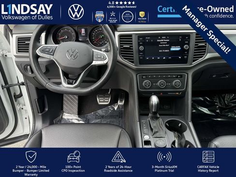 Certified 2021 Volkswagen Atlas SE w/ Panoramic Sunroof Package image 10