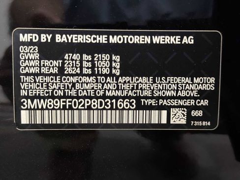 Certified 2023 BMW 330i xDrive Sedan w/ Driving Assistance Package AWD/4WD image 22
