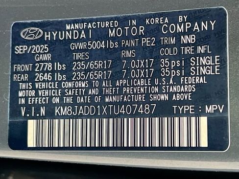 Used 2026 Hyundai Tucson Blue SE image 30