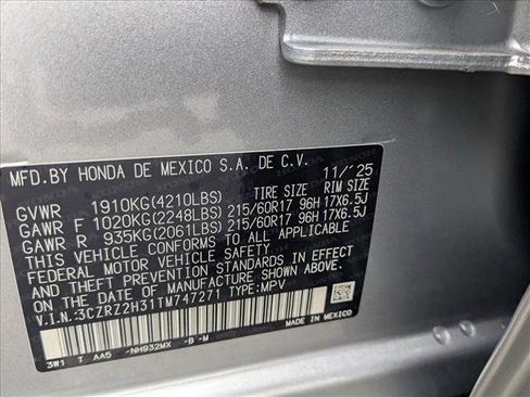 New 2026 Honda HR-V LX image 18