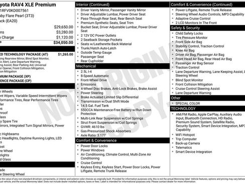 Certified 2019 Toyota RAV4 XLE Premium w/ Advanced Technology Package FWD image 13