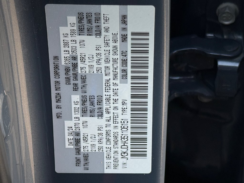 Used 2025 MAZDA CX-70 Plug-In Hybrid w/ Premium Pkg AWD/4WD image 29