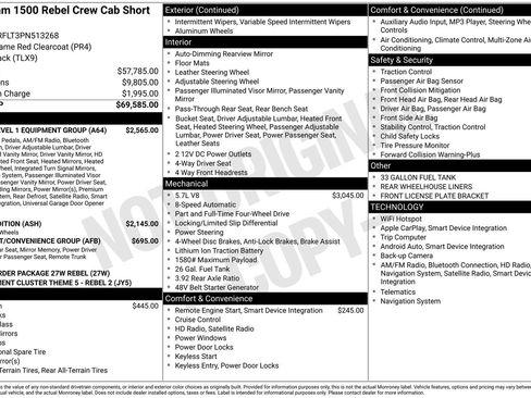 Used 2023 RAM 1500 Rebel w/ Rebel Level 1 Equipment Group AWD/4WD image 92