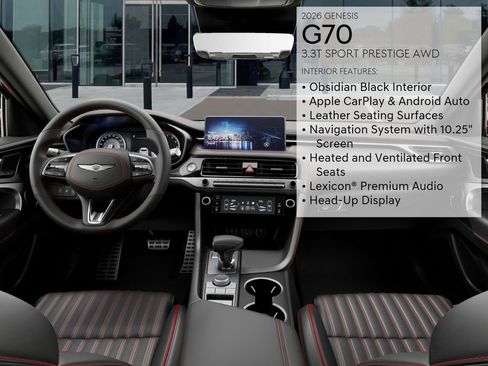 New 2026 Genesis G70 3.3T Sport Prestige image 17