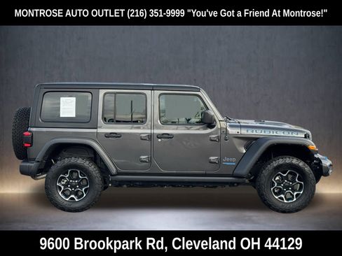 Used 2022 Jeep Wrangler Unlimited Rubicon 4xe w/ Cold Weather Group image 3