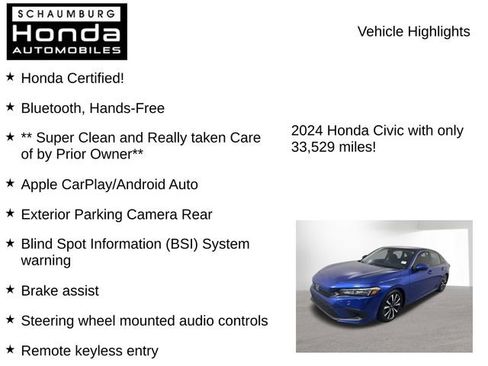 Used 2024 Honda Civic EX image 14