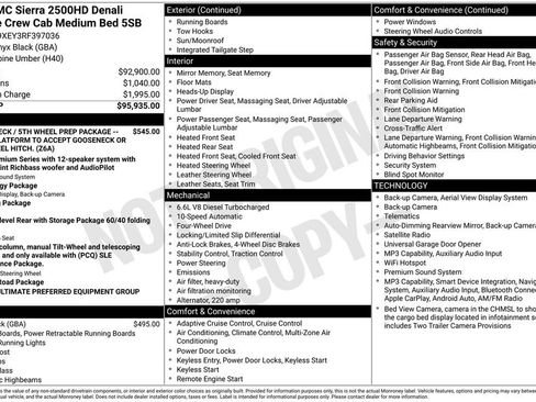 Used 2024 GMC Sierra 2500 Denali Ultimate AWD/4WD image 37