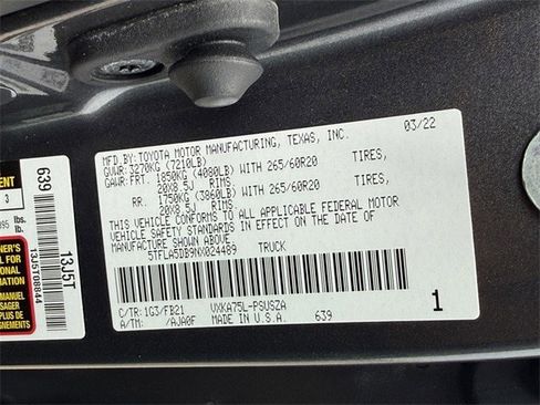 Used 2022 Toyota Tundra SR5 w/ SR5 Convenience Package image 36