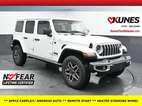 Used 2025 Jeep Wrangler Unlimited Sahara AWD/4WD image 1