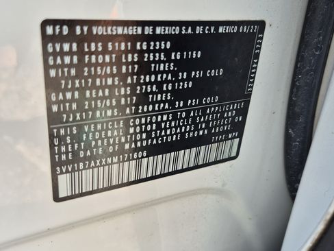 Used 2022 Volkswagen Tiguan S FWD image 33