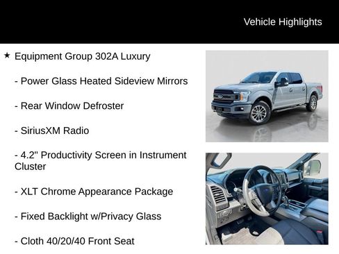 Used 2020 Ford F150 XLT w/ Equipment Group 302A Luxury AWD/4WD image 6
