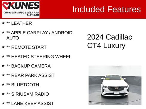 Used 2024 Cadillac CT4 Luxury image 2