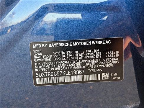 Used 2019 BMW X3 xDrive30i w/ Convenience Package image 25