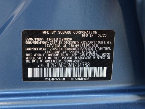 Used 2021 Subaru Crosstrek 2.0i AWD/4WD image 42