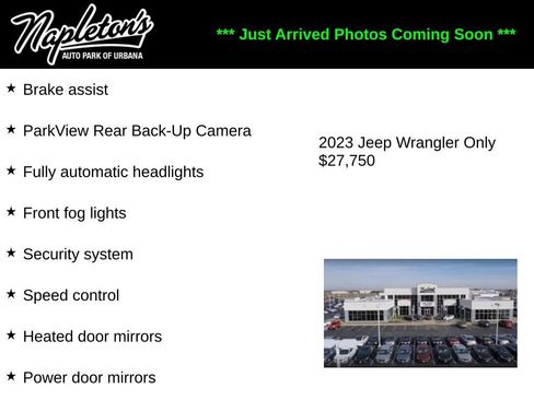 Used 2023 Jeep Wrangler Unlimited Sahara w/ Cold Weather Group AWD/4WD image 2