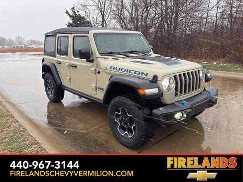 Used 2022 Jeep Wrangler Unlimited Rubicon 4xe w/ Cold Weather Group image 7