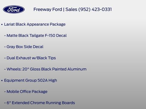 Certified 2024 Ford F150 Lariat w/ Equipment Group 502A High AWD/4WD image 13