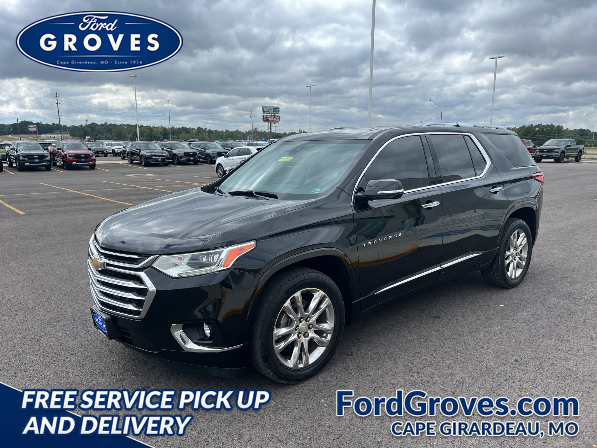 Used 2019 Chevrolet Traverse High Country w/ LPO, Floor Liner Package AWD/4WD image 1