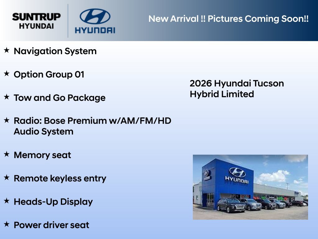 New 2026 Hyundai Tucson Limited w/ Tow & Go Package AWD/4WD image 2