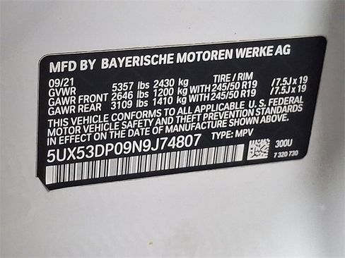 Used 2022 BMW X3 xDrive30i w/ Convenience Package image 28