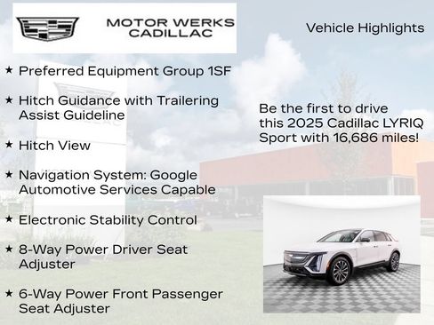 Used 2025 Cadillac Lyriq Sport AWD/4WD image 7