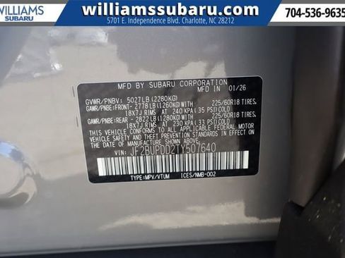 New 2026 Subaru Outback Limited w/ Premium/Limited Plus Package AWD/4WD image 25