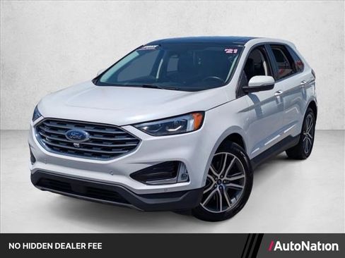 Certified 2021 Ford Edge Titanium w/ Equipment Group 301A AWD/4WD image 1
