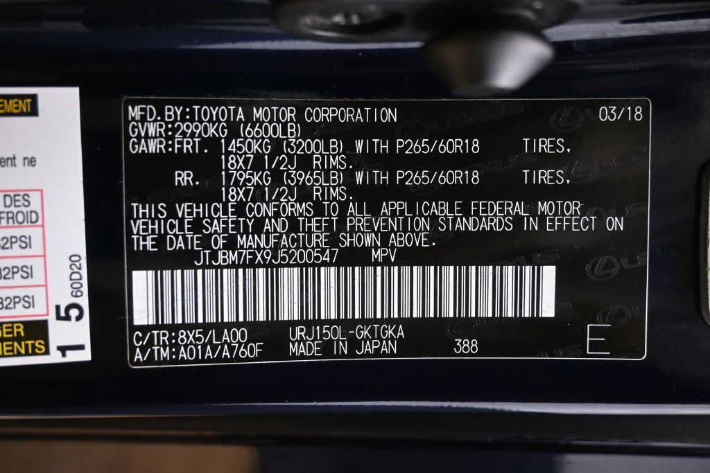 Used 2018 Lexus GX 460 Premium AWD/4WD image 40