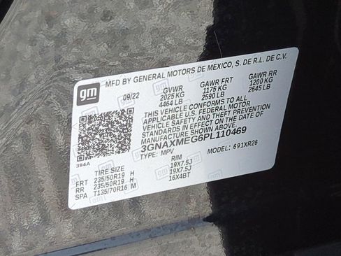 Used 2023 Chevrolet Equinox RS w/ RS Leather Package image 25