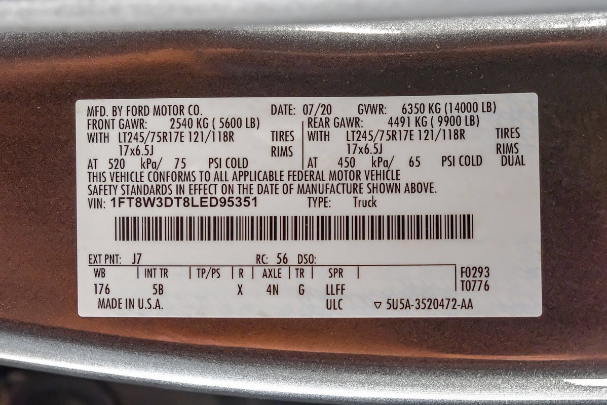 Used 2020 Ford F350 Lariat w/ Chrome Package AWD/4WD image 65