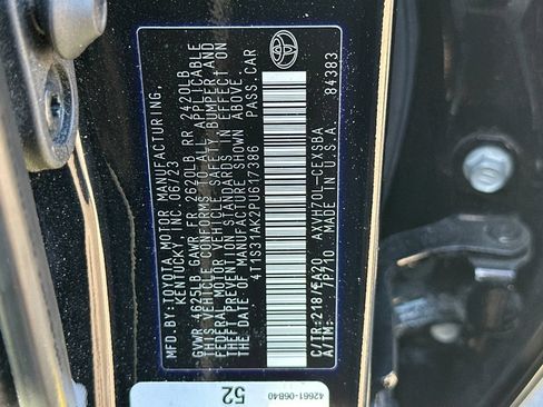 Certified 2023 Toyota Camry SE w/ Audio Upgrade Package FWD image 28
