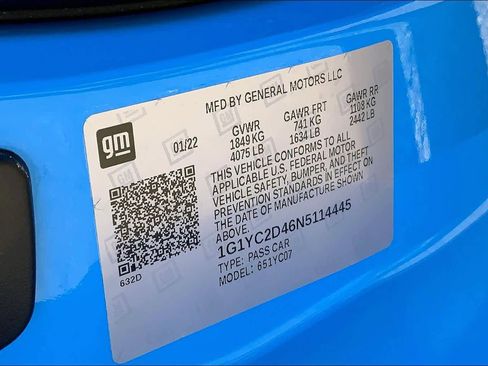 Used 2022 Chevrolet Corvette 3LT w/ Z51 Performance Package image 31