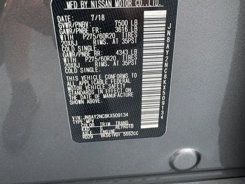 Used 2019 Nissan Armada SL AWD/4WD image 31