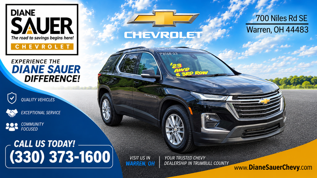 Used 2023 Chevrolet Traverse LT w/ LPO, Cargo Package AWD/4WD image 1